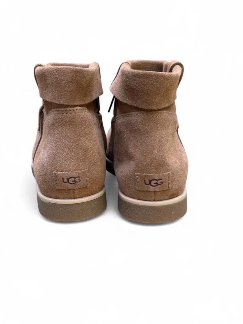 UGG Josefene Cuff Chestnut Suede Ankle Boots Size 10 NWOT